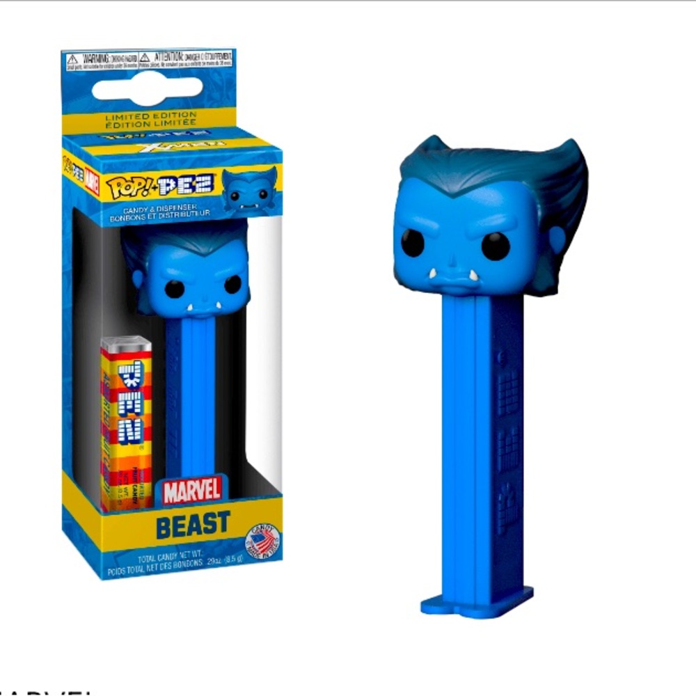 🔥 Vaulted 2019 Funko Pop Pez Marvel Beast New in Box